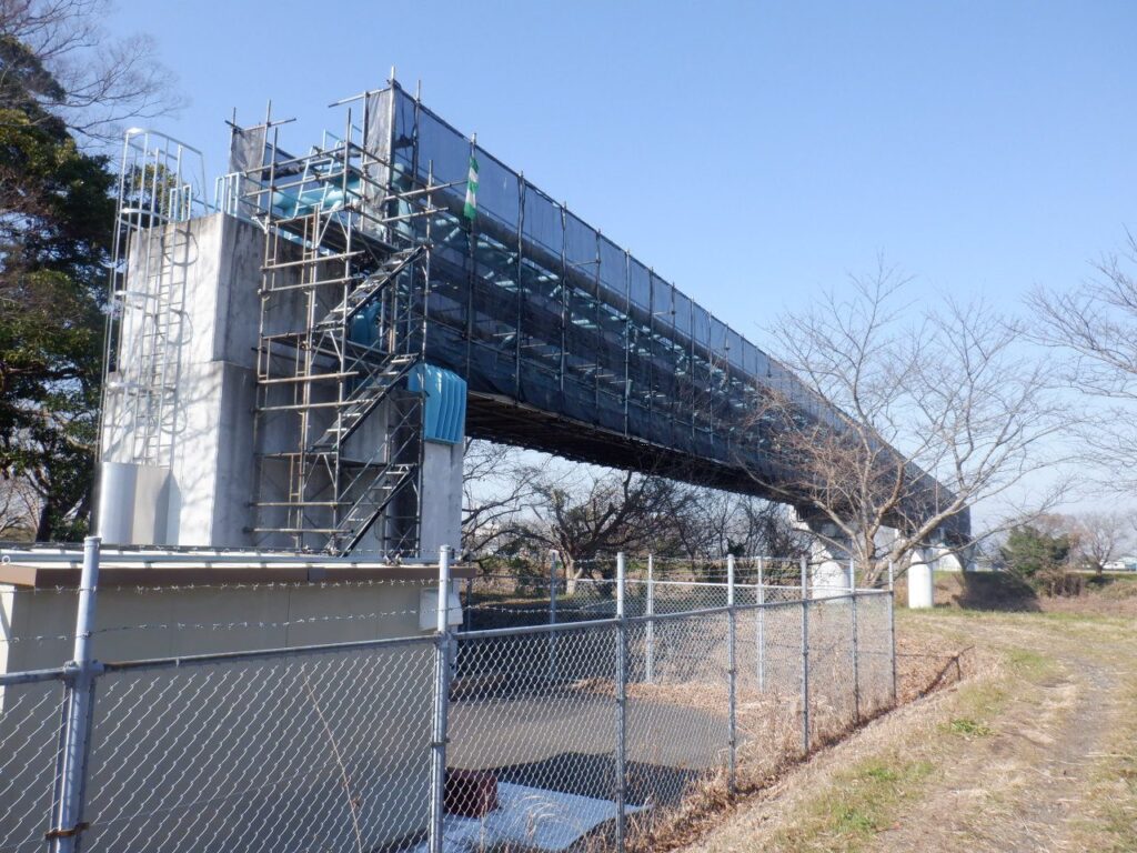 小櫃川水管橋 塗装工事 写真8