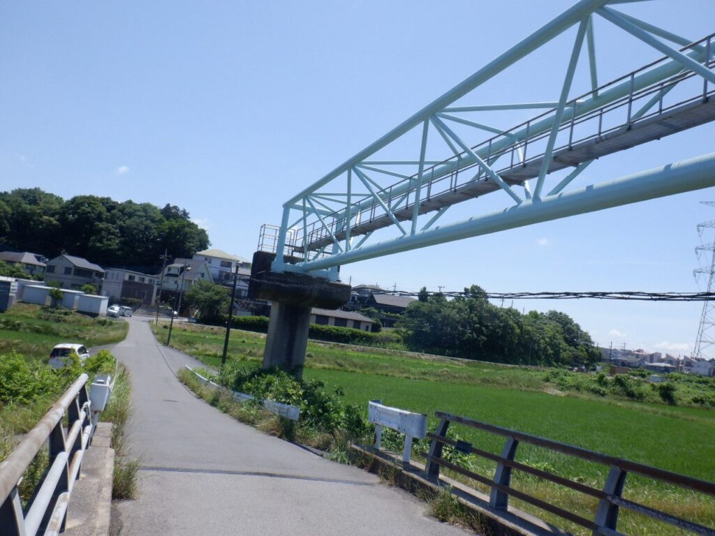 手繰川水管橋 塗装工事 写真7