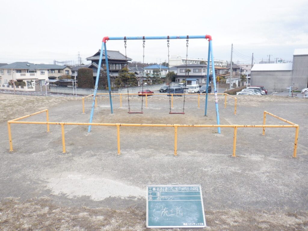 公園遊具 塗装工事 写真13