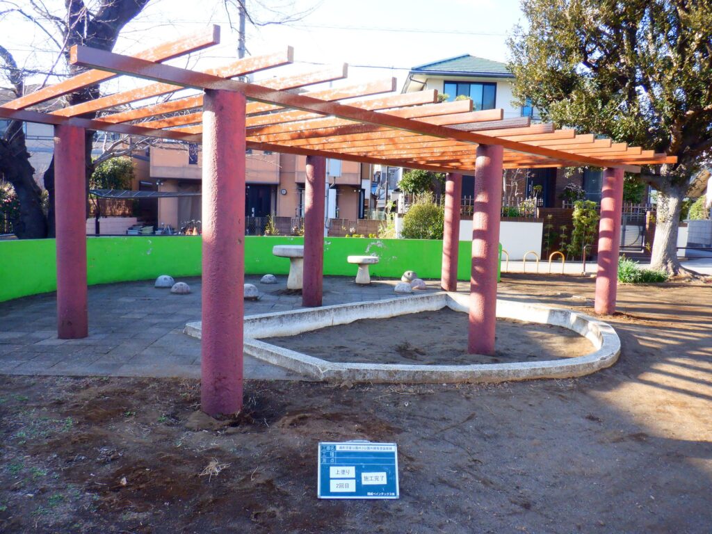 公園遊具 塗装工事 写真29